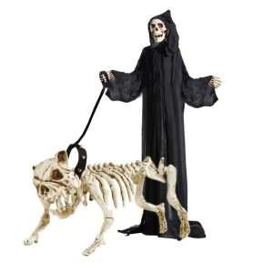 esqueleto perro cuerda