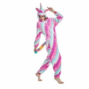 pijama unicornio multicolor